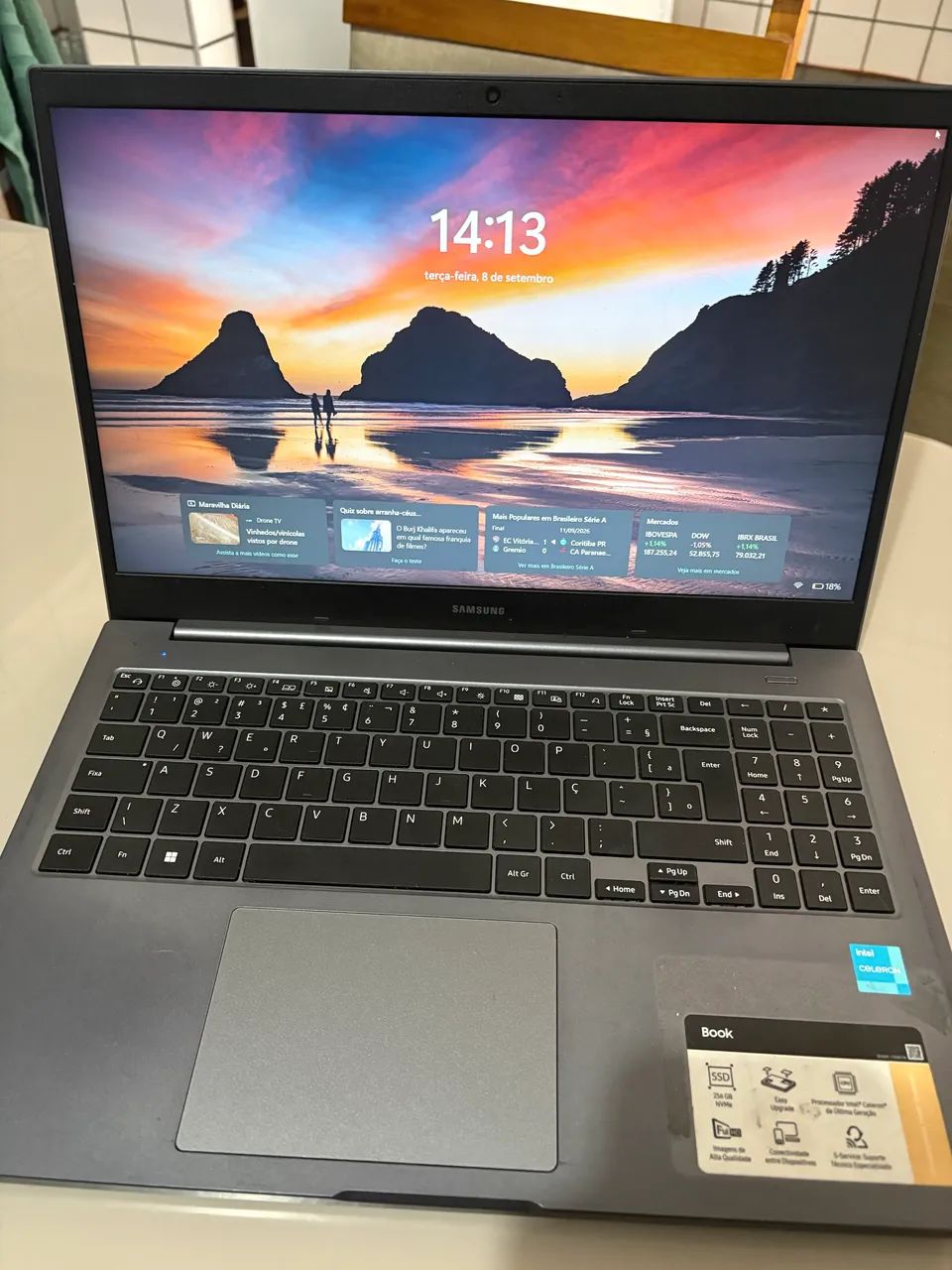 Notebook Samsung Book 550XDA