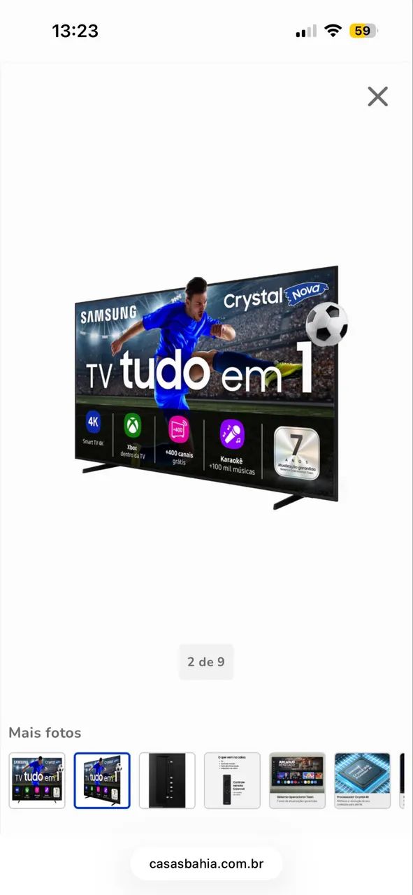 Smart TV 65 polegadas Nova 