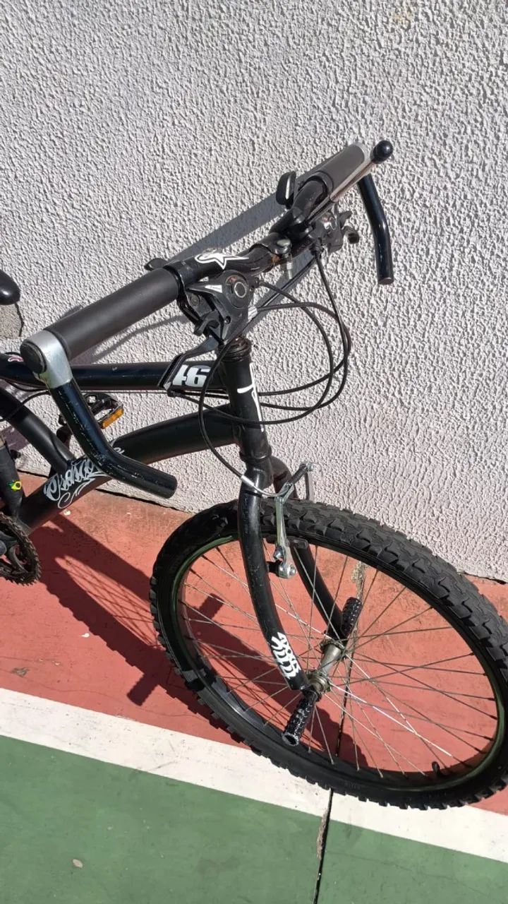 Vendo Caloi Max Front Aro 24 - Estilo Raio / Sundown / Grau - Foto 5