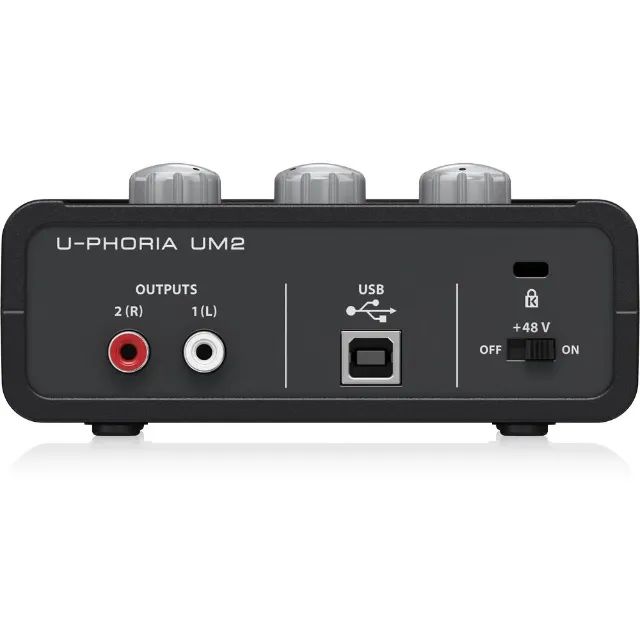 Interface de Áudio Behringer U-Phoria UM2 - Foto 4