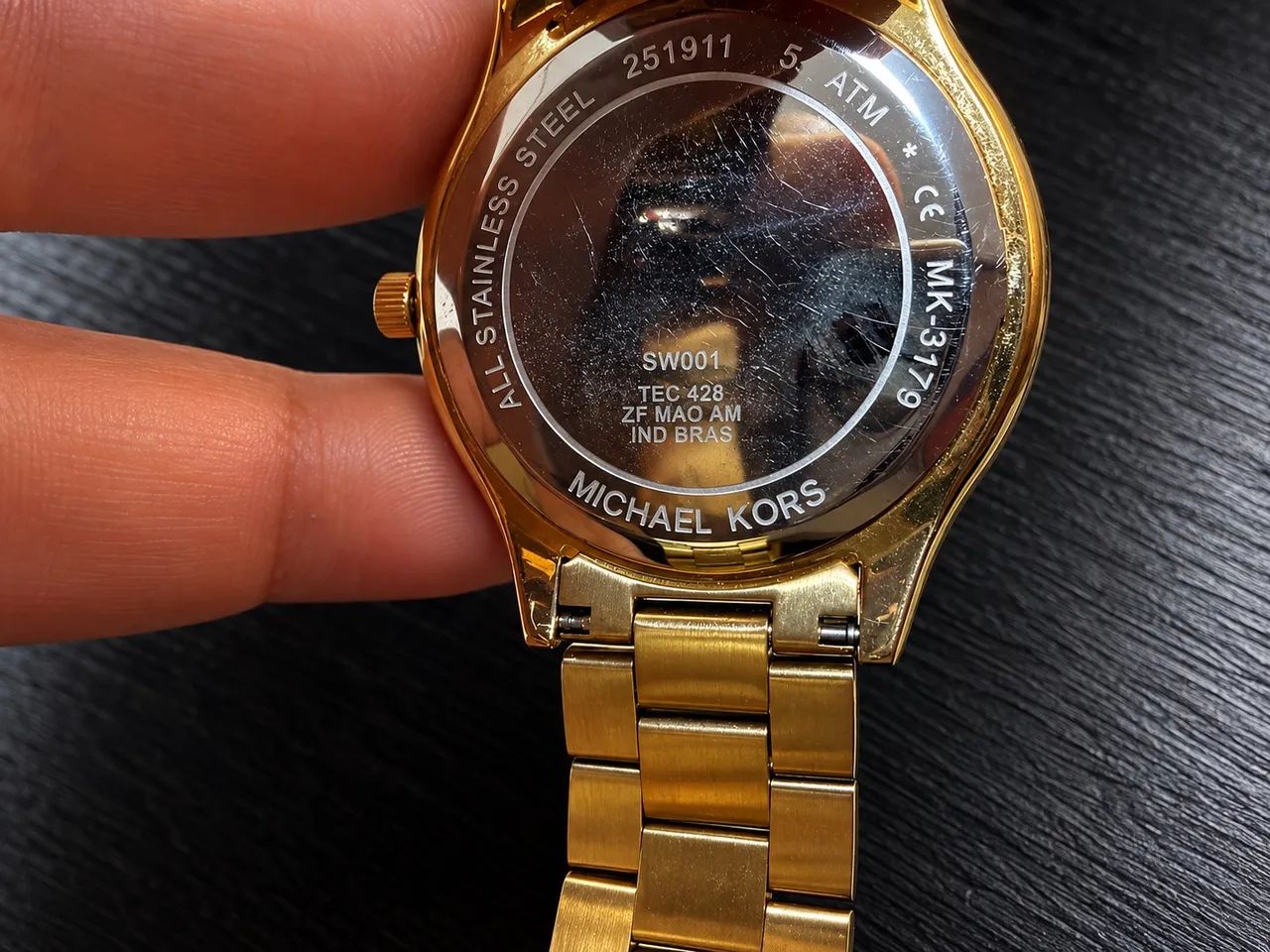 RELÓGIO MICHAEL KORS MK3179 DOURADO ? R$ 800  - Foto 3