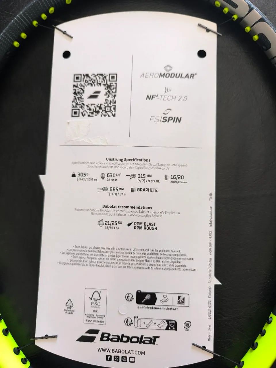 Raquete de T ênis Babolat  - Foto 2