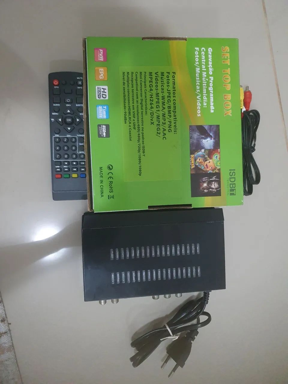 Multimidia usb e Conversor digital de Tv ISDBT av e hdmi bivolt c/gravação programada - Foto 3