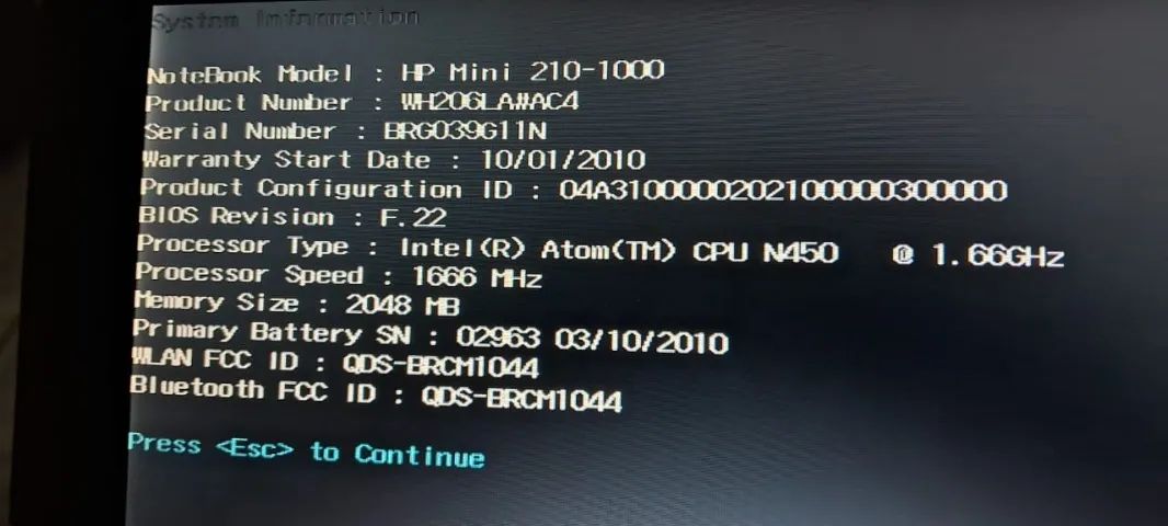Netbook HP Mini 210-1000 - Foto 2
