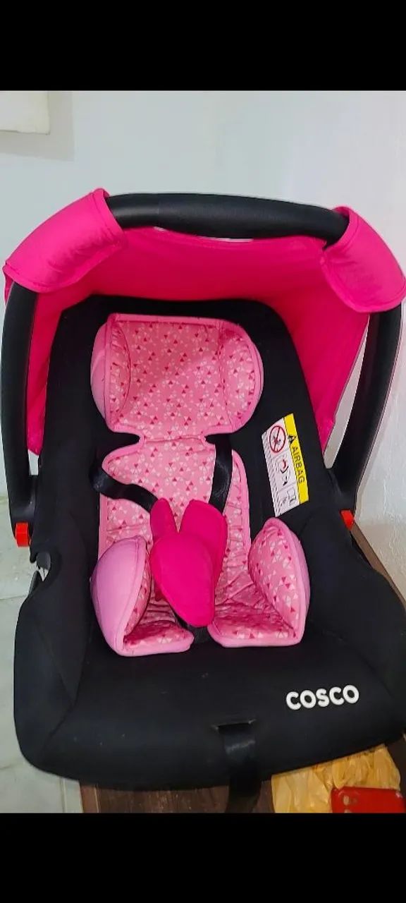 Bebê conforto cosco rosa - Foto 4