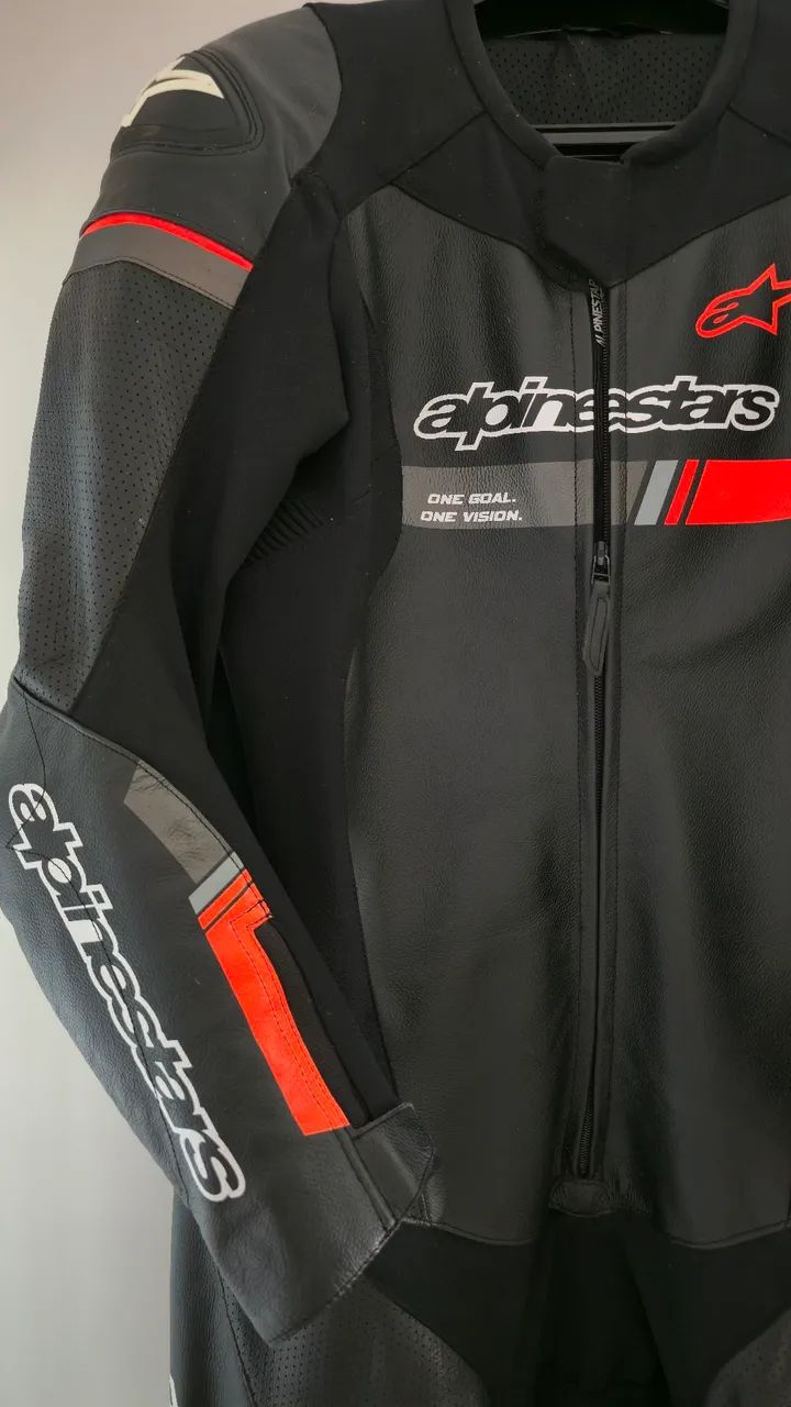 Macacão Alpinestars Nº 56 - Estado de Novo - Tech-Air 5 - Pouco Uso - Foto 5
