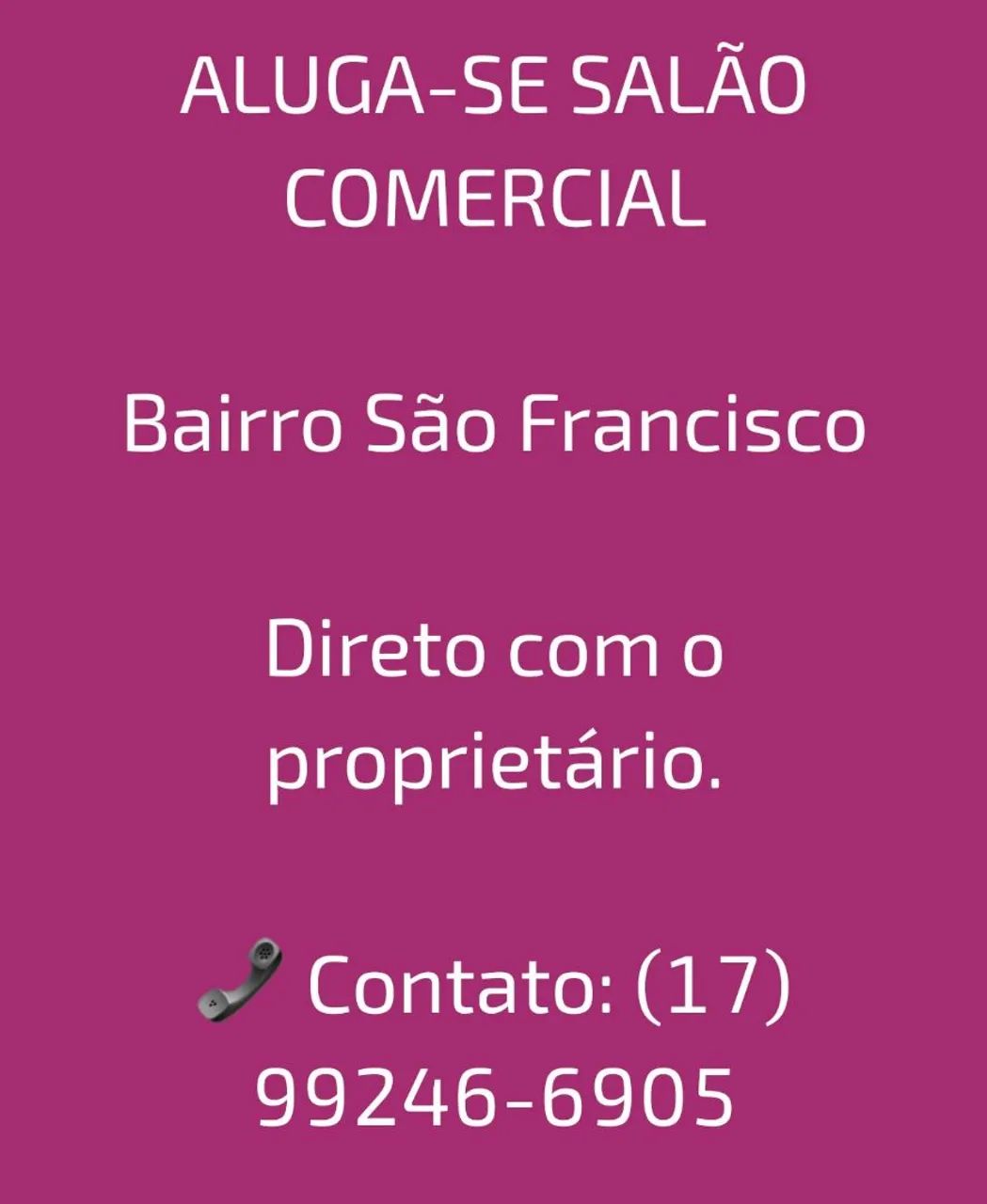 Salão comercial 