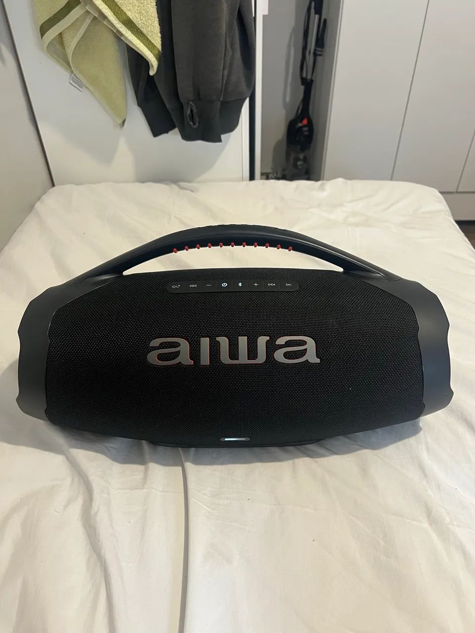 Caixa de som bombox AIWA 