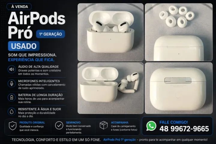Airpods Pró 1ª Geração