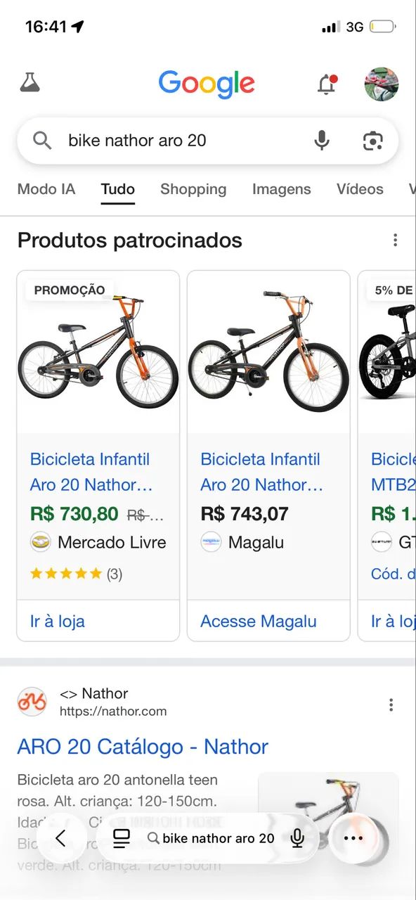Bike aro 20 nathor - Foto 2