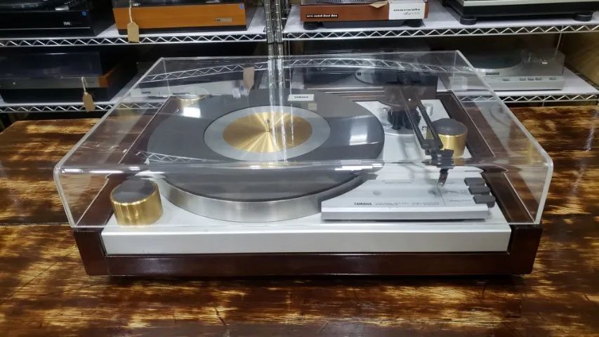 Toca Discos Yamaha - Pf 1000 Igual Vitrola Vintage Receiver Jbl Marantz Pioneer Lp Som