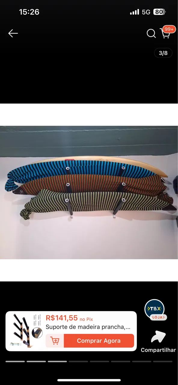 Suporte prancha de surf - Foto 4