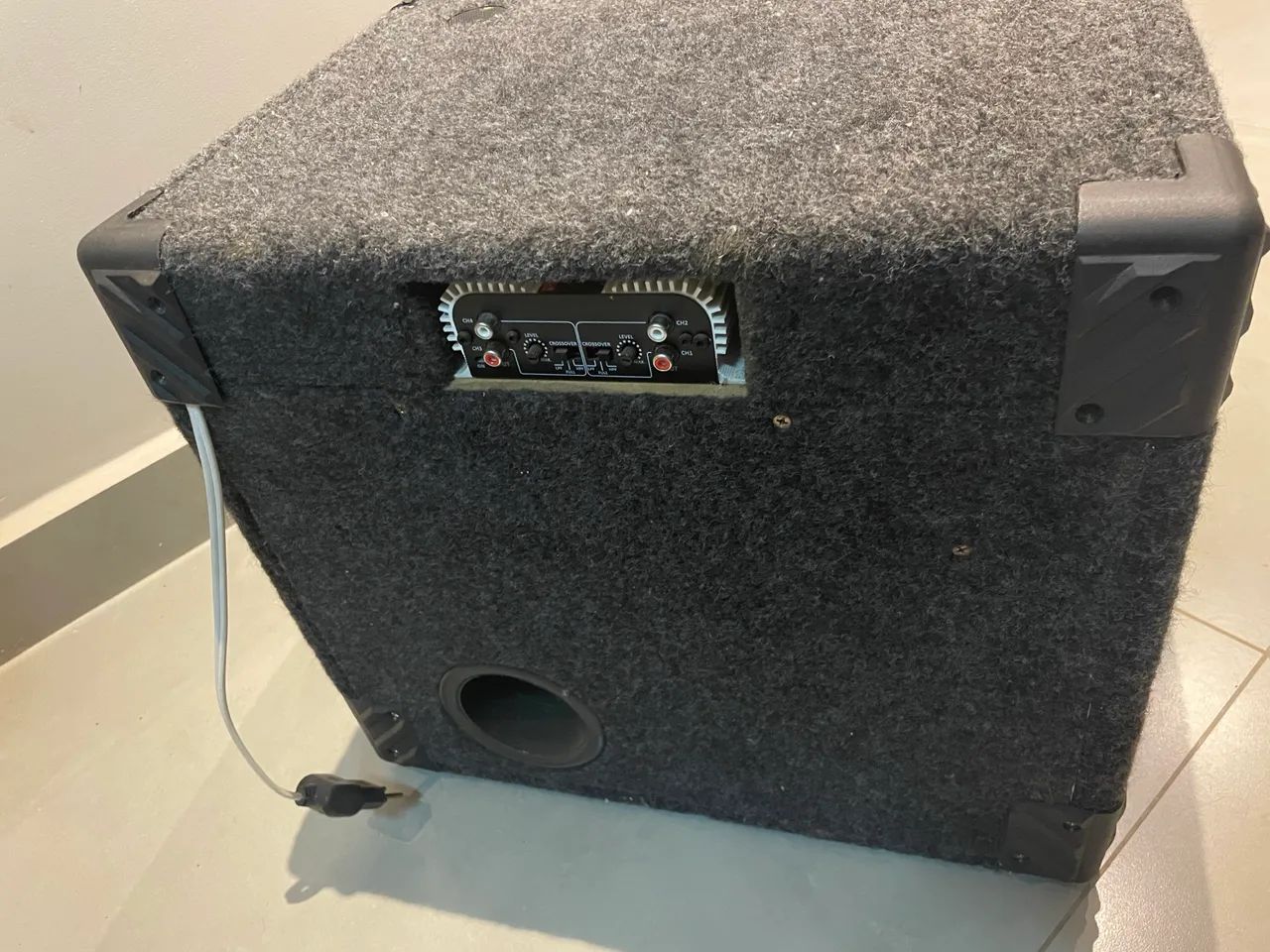 Caixa De Som Completa + Mesa Karaokê Bluetooth + 2 Microfones Sem Fio - Foto 5