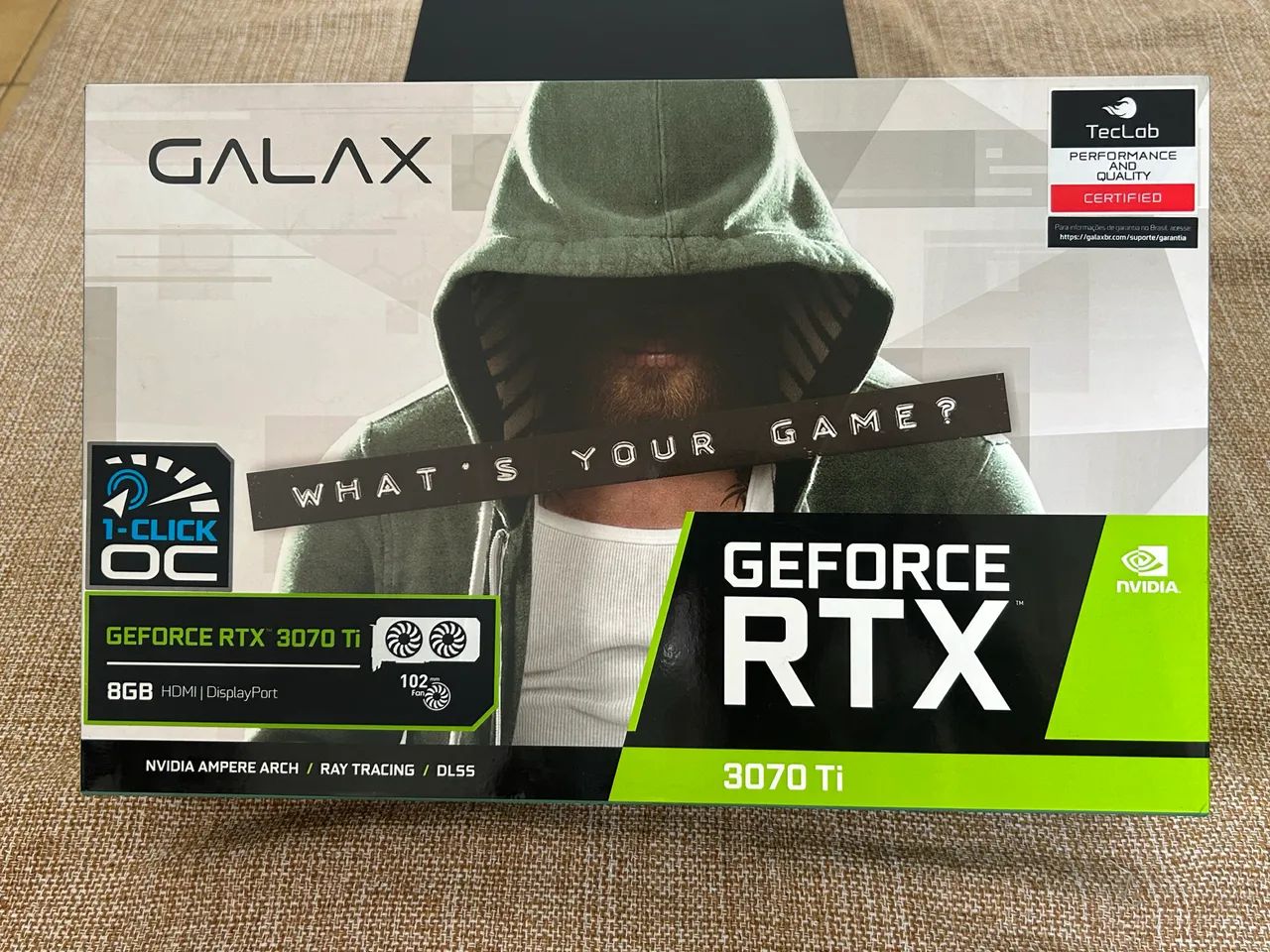 Placa de Vídeo GALAX NVIDIA GeForce RTX 3070 Ti 8GB