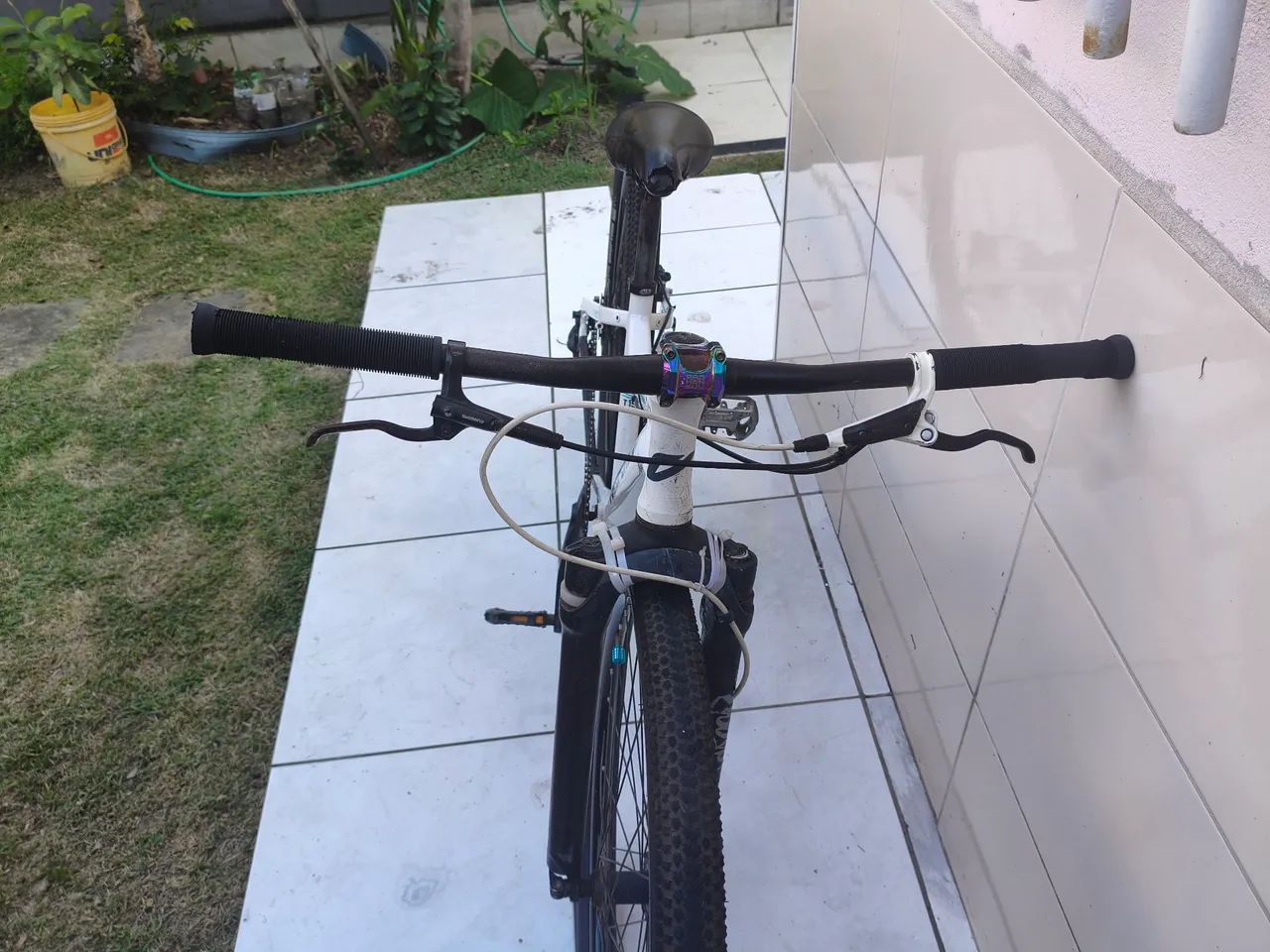 Bike com peças trocadas