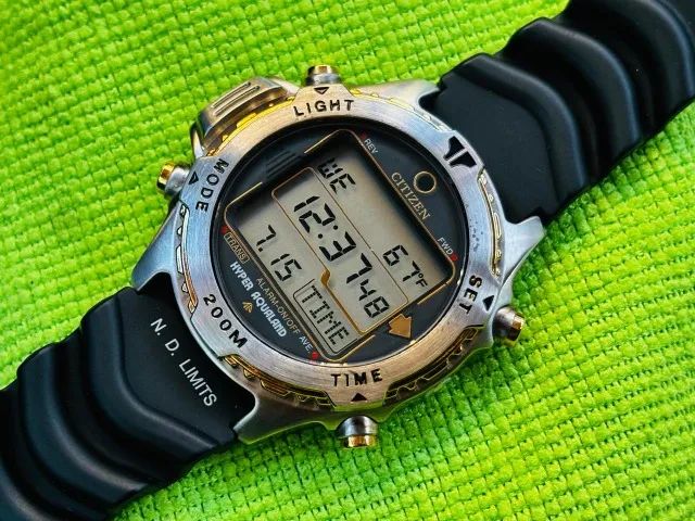Citizen Hyper Aqualand Zerado Época Do Windsurf E Wingman (Usado