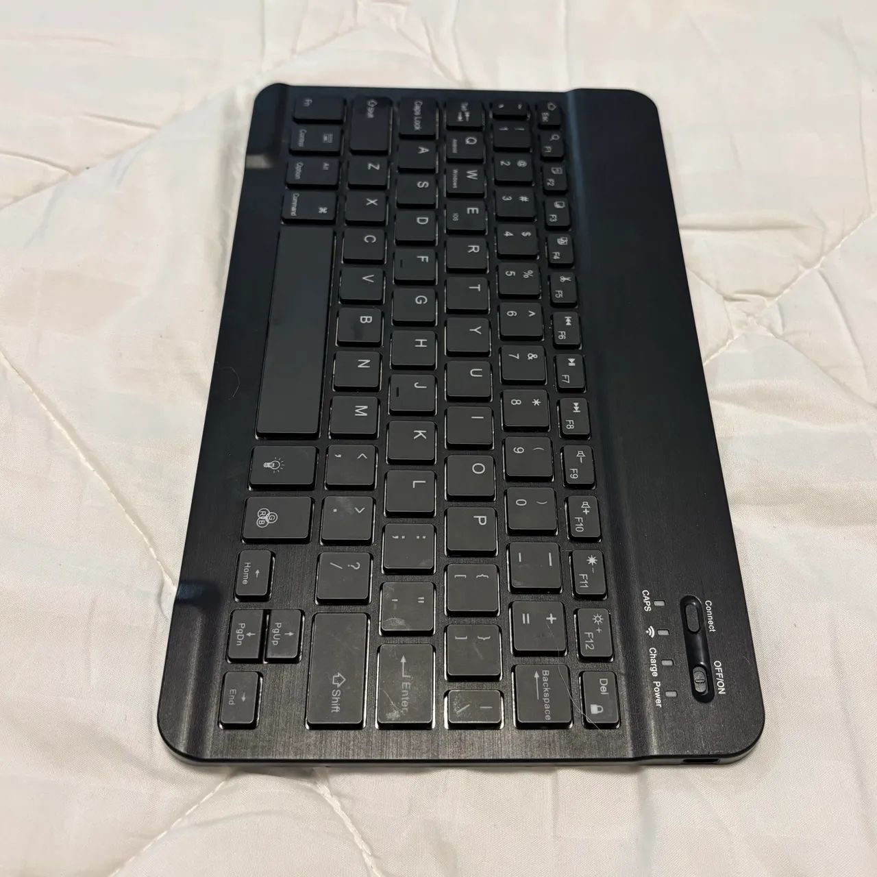 teclado bluetooth com led colorido - Foto 4