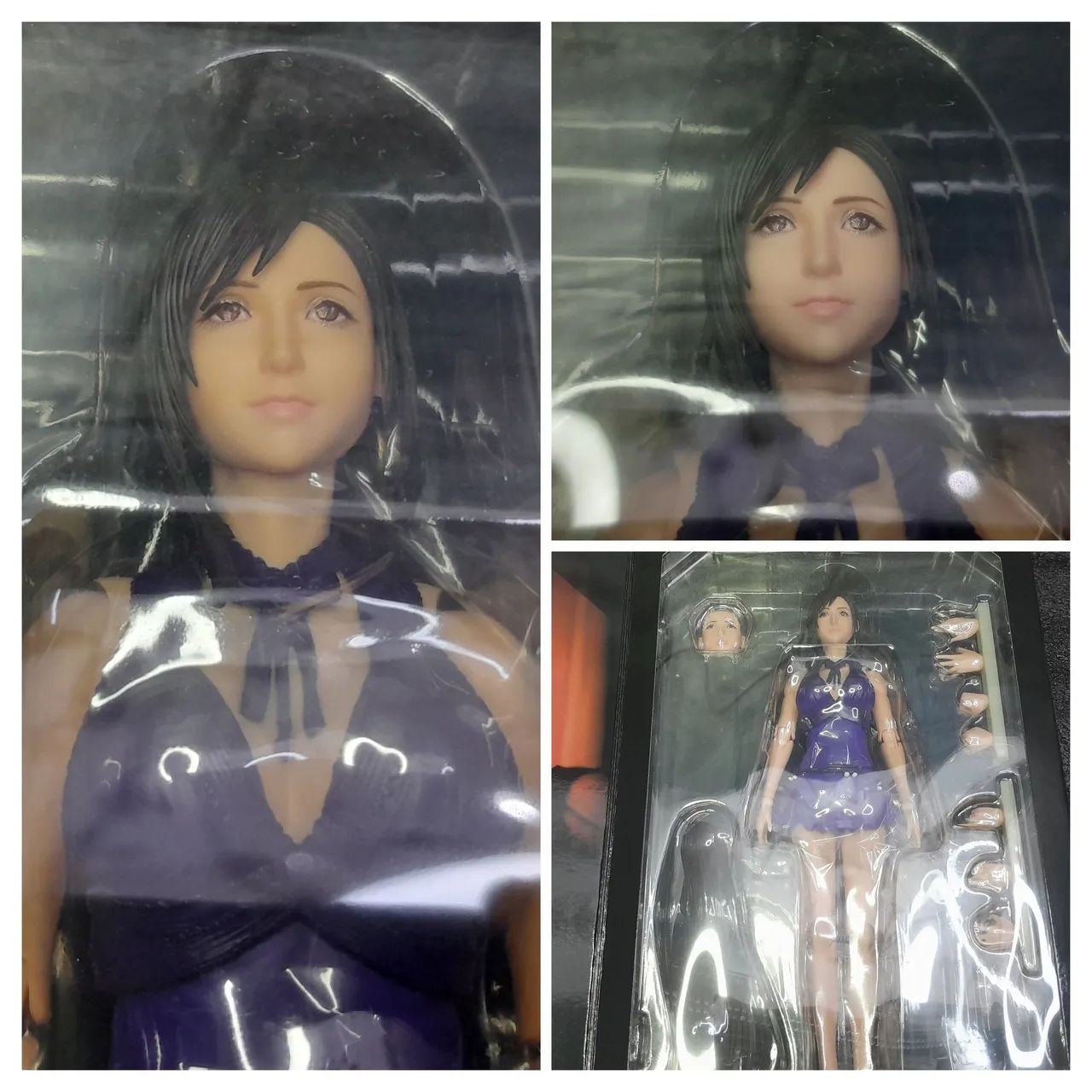 Play Arts Kai Tifa Lockhart Blue Dress Version Original Lacrada - Foto 6