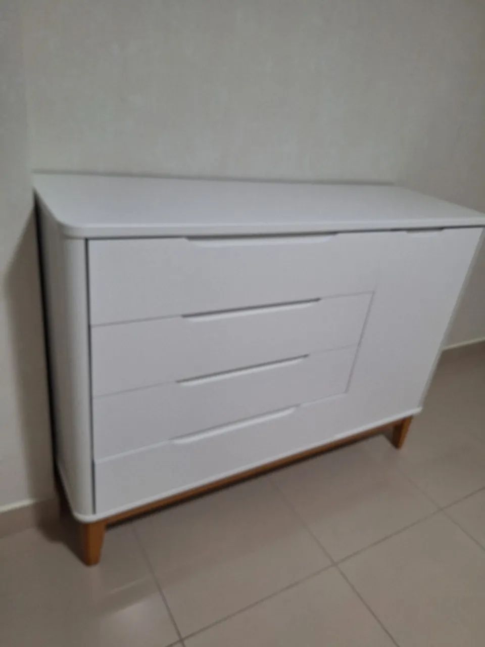 Comoda Sapateira Boom infantil - Branco - Foto 3