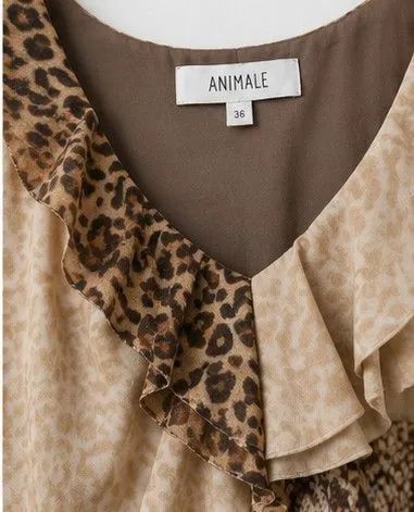 Vestido Animale Original 38 Animal Print com Forro  - Foto 4