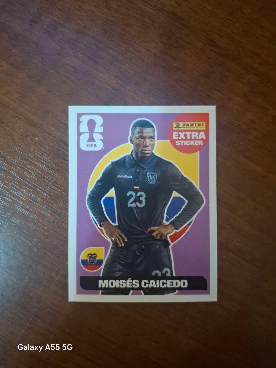 Extra Sticker Moisés Caicedo Copa do Mundo 2026