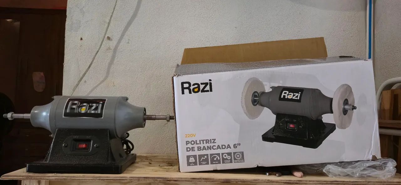 Politriz de bancada com rebolo de afiar alicate de cutícula  - Foto 2