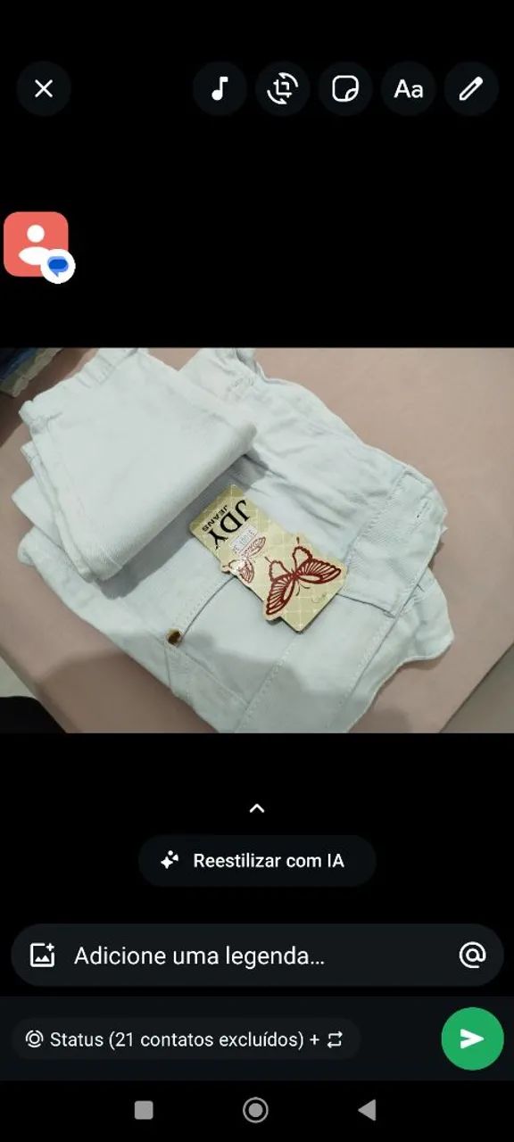 Calça branca 