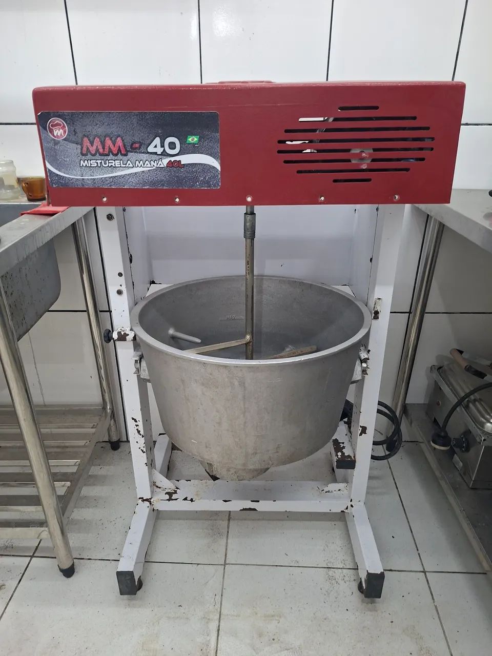 Misturela 40L Maná a gás 