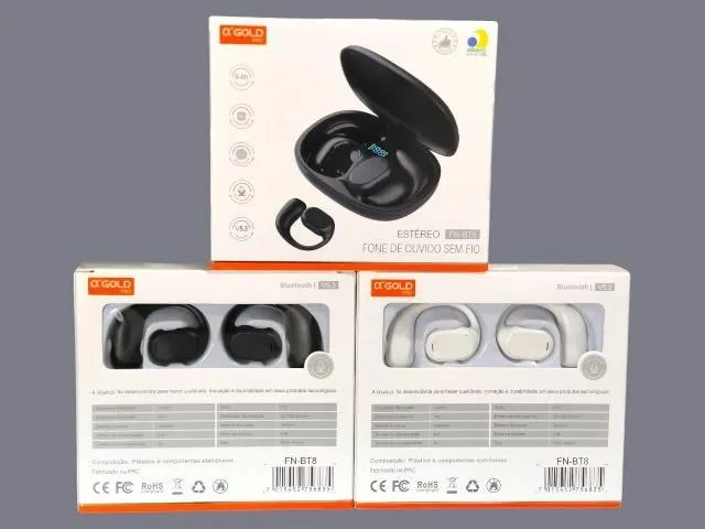Fone de Ouvido Bluetooth A'Gold V5.3