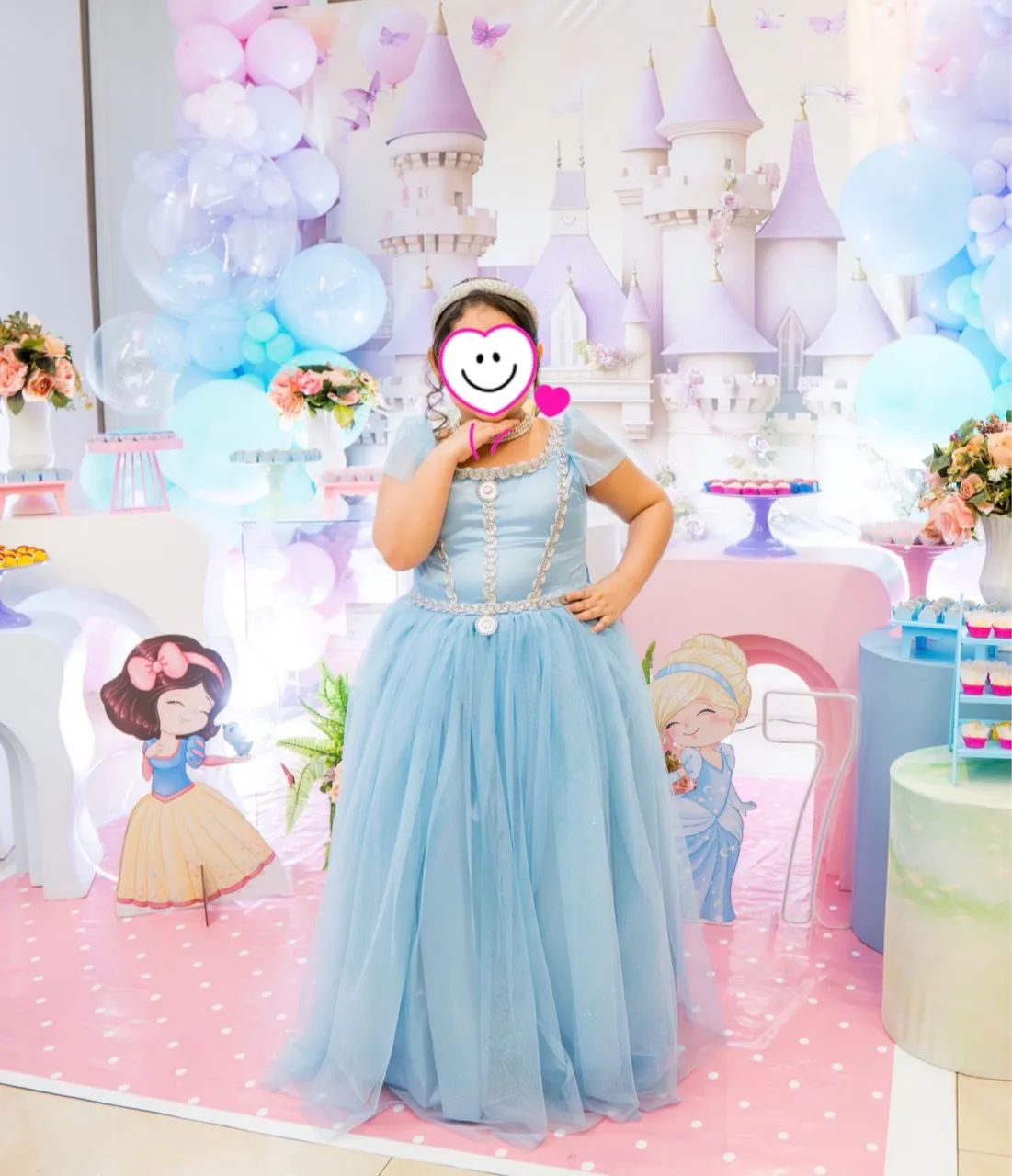Vestido Princesa- Cinderela - Foto 2