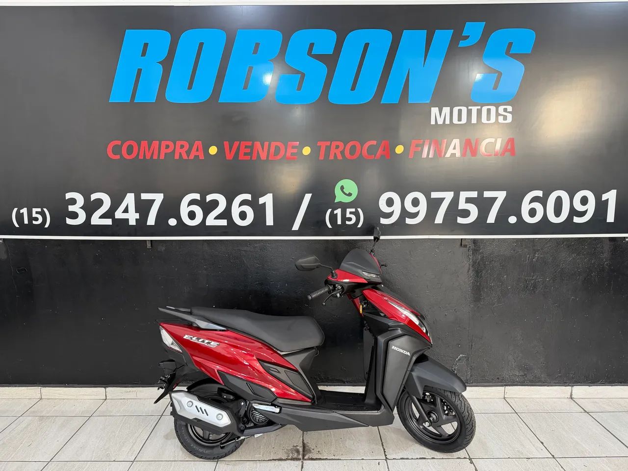 Honda Elite 125c 0km 2027 já documentada apronta entrega 