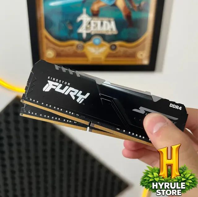 MEMÓRIA RAM DDR4 16GB RGB (2x8) 3200MHZ (OLXPAY)