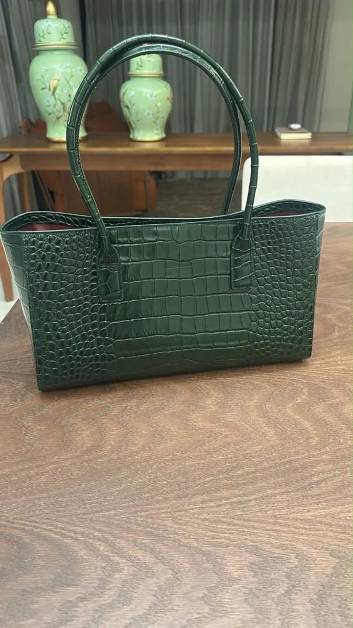 Bolsa Chanel crocro verde lançamento nova  - Foto 2