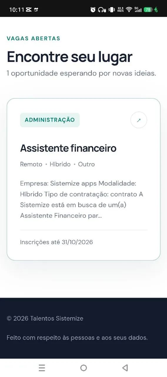 Assistente financeiro