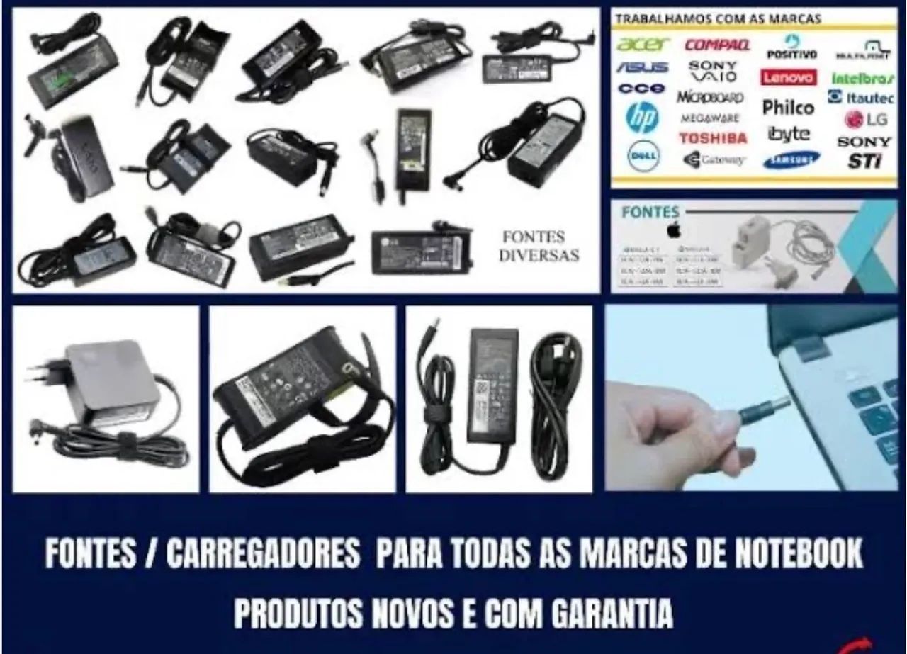 Fontes notebook originais e com garantia - Foto 4