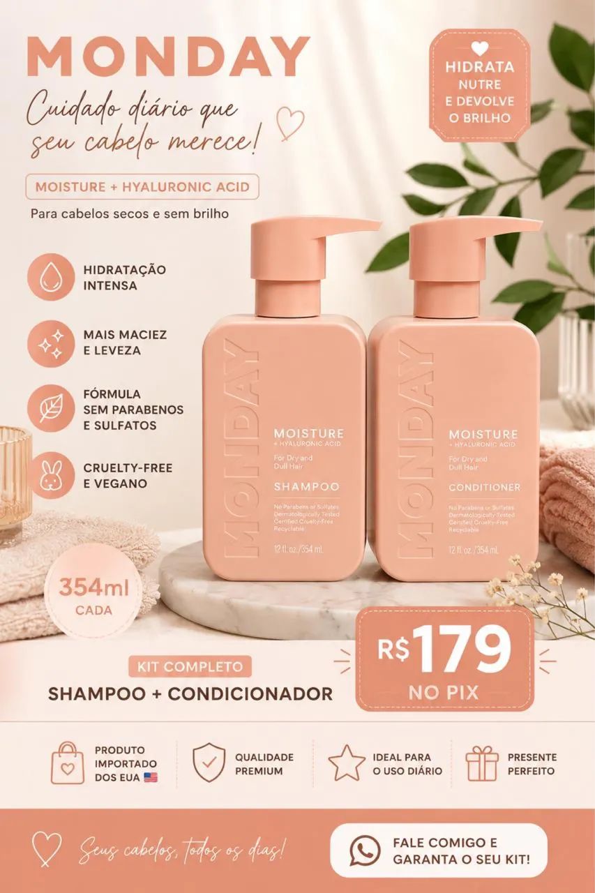 Kit Shampoo e condicionador 