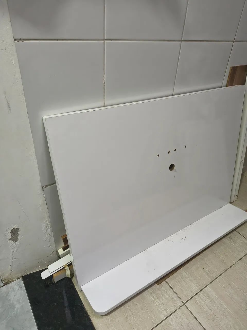 Painel de Tv branco MDF  - Foto 4