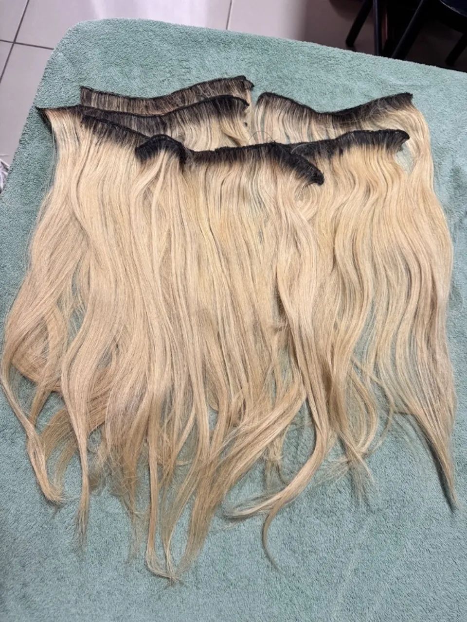 Mega hair humano loiro brasileiro  - Foto 2