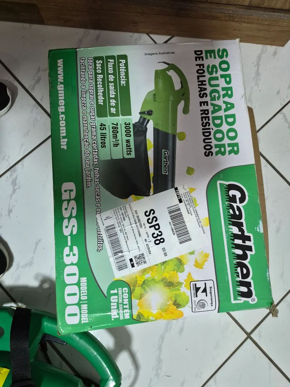 Soprador e sugador 220v 3000watts - Foto 2
