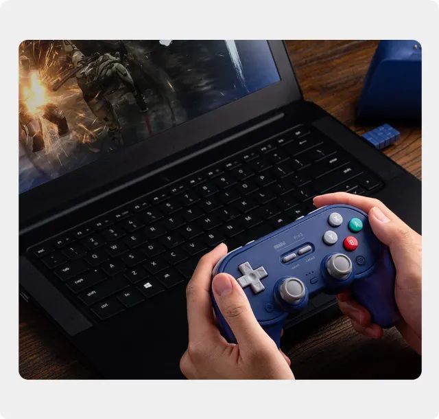 Controle Bluetooth Gamepad 8BitDo Pro 3 Switch Windows Android Original Novo - Foto 2
