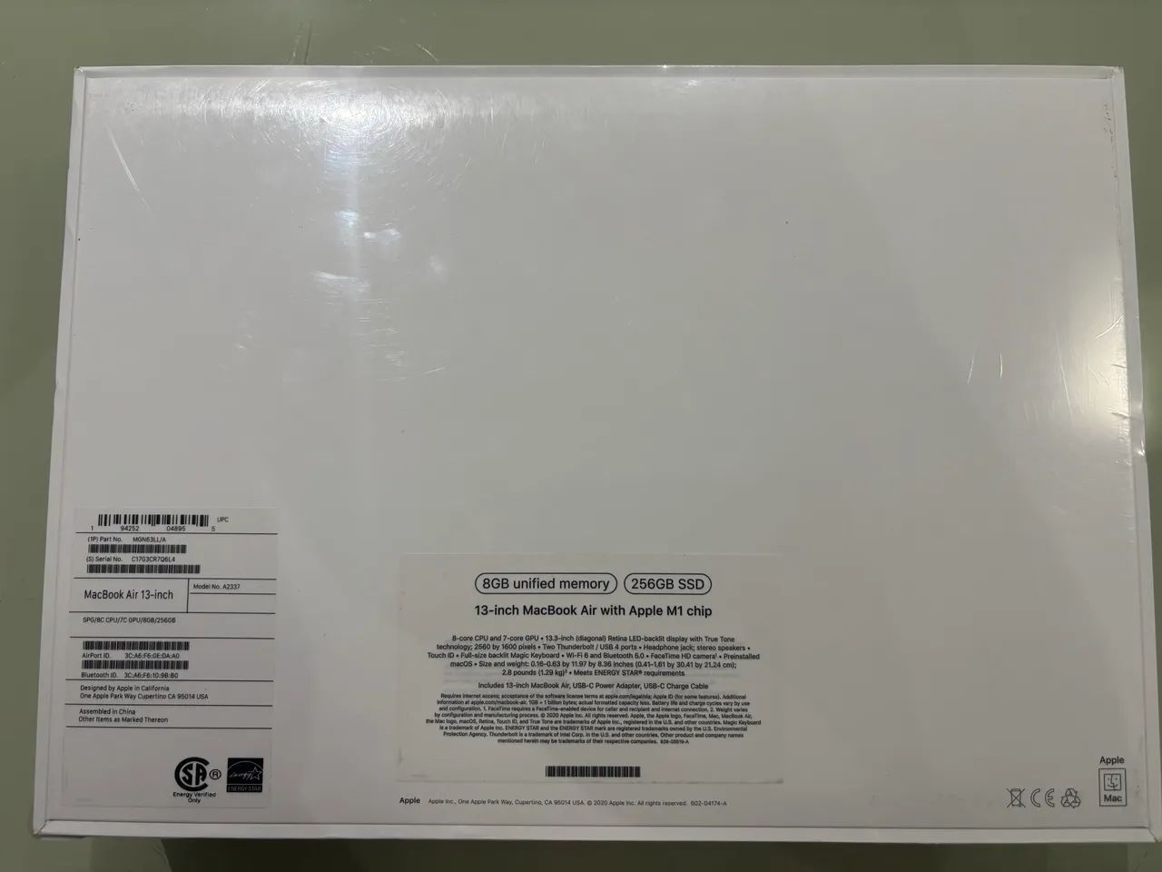 MacBook Air M1 8GB 256GB SSD 13 Polegadas - Lacrado - Foto 2