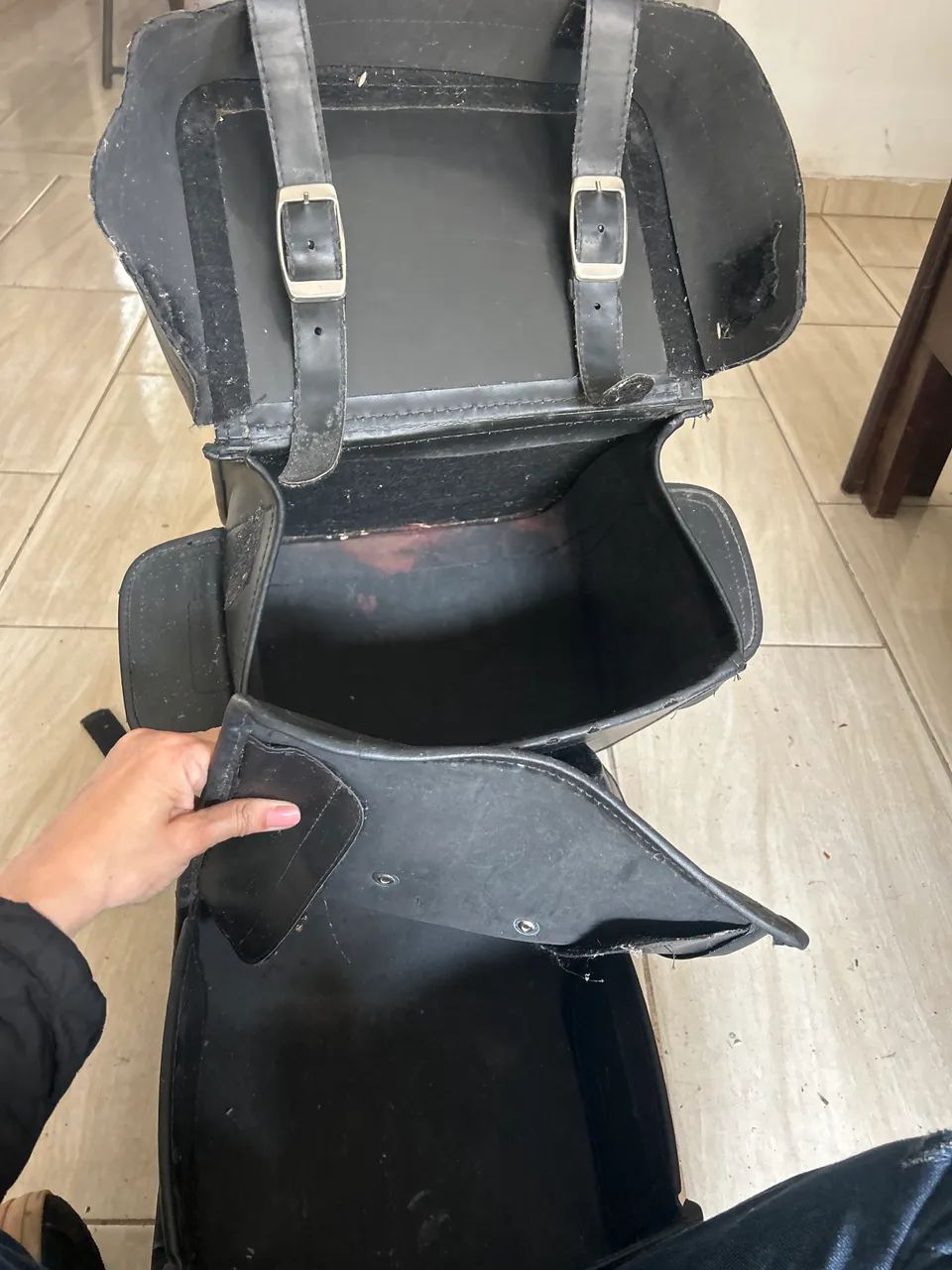 Bolsa Alforge Traseiro Moto Custom 32L - Foto 3