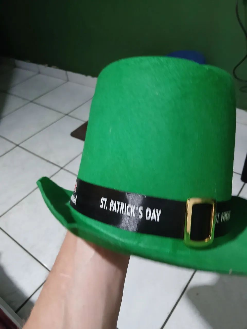 CHAPEU ST.PATRICK .S DAY HEINEKEN  BOA CONDIÇAO  - Foto 3