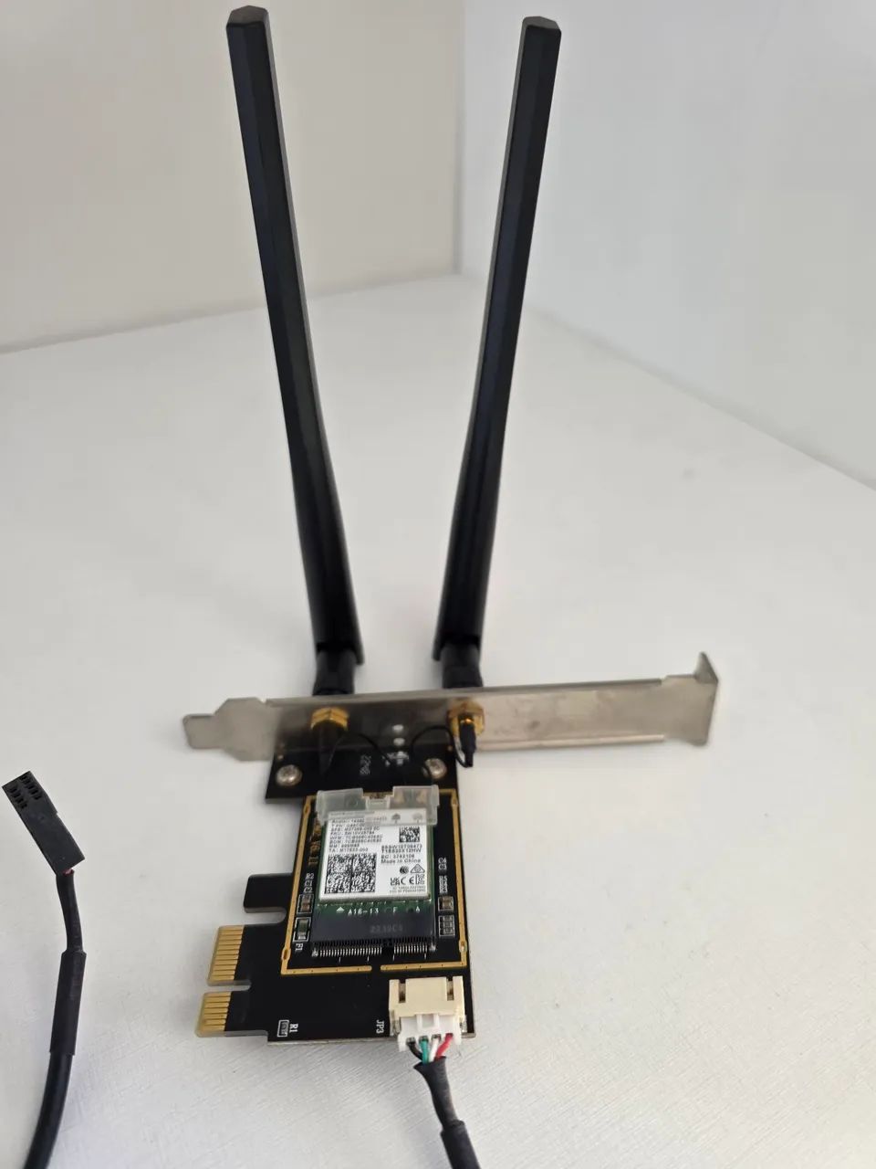 Placa de Rede Wi-Fi 6E + Bluetooth 5.3 (Chip Intel AX210) PCI-e - Alta Velocidade - Foto 2
