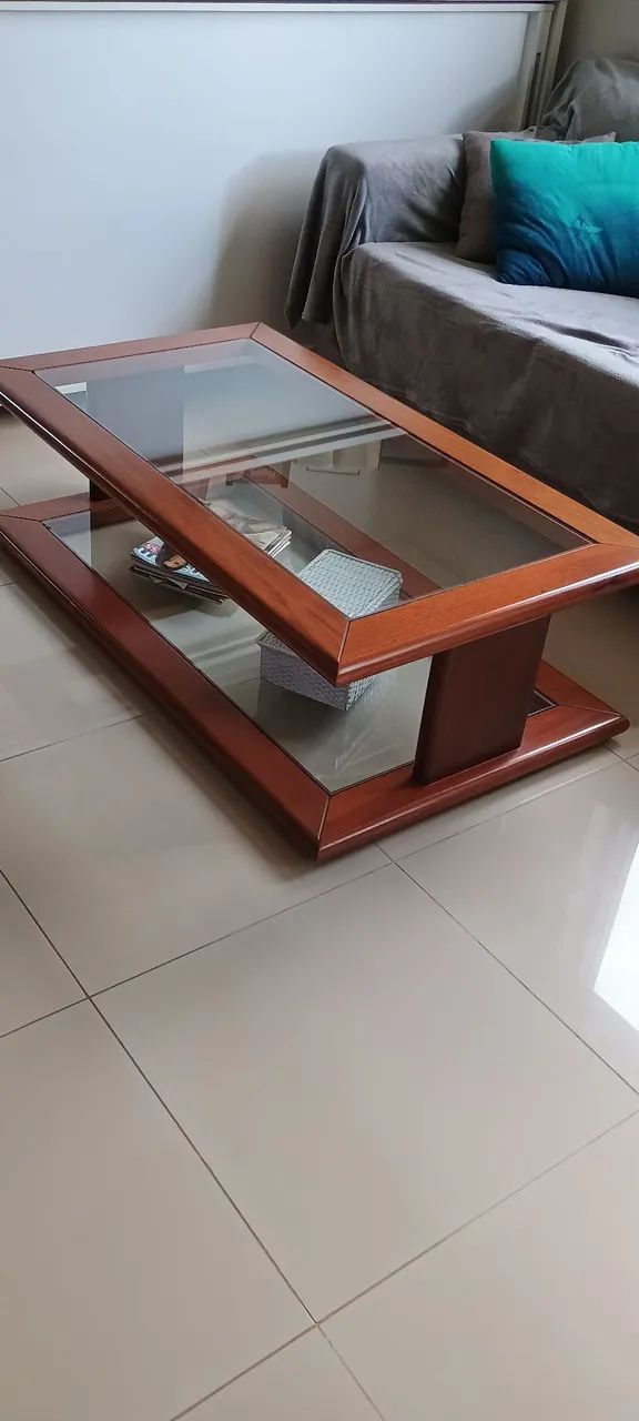 Mesa de centro retangular
