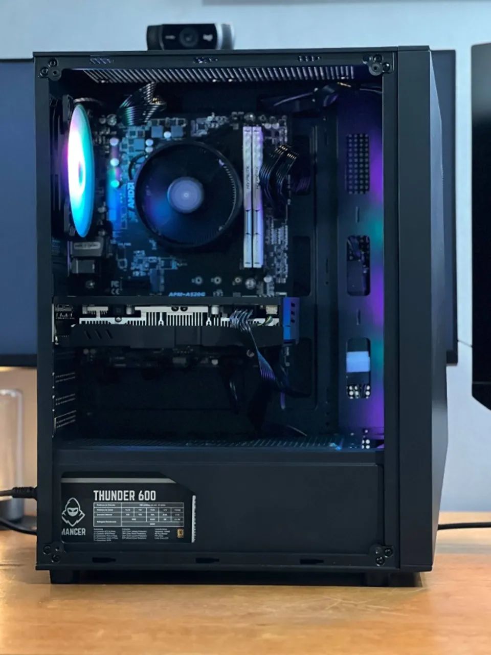 PC Gamer Ryzen 5, RX 580 8GB, 16GB RAM, SSD + HD - Foto 3