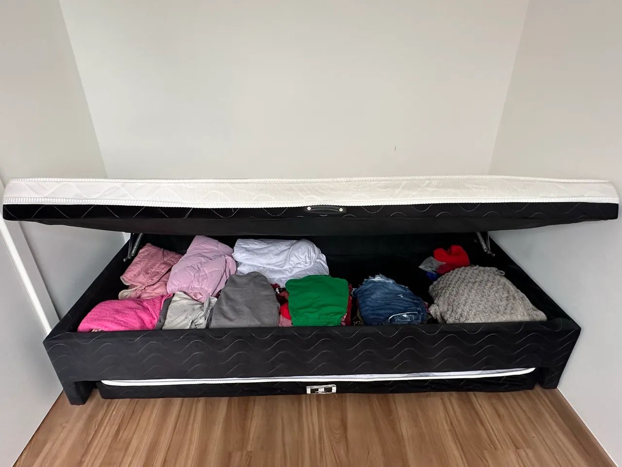 Cama Box Solteiro com Baú e Conjugada com Cama Auxiliar  - Foto 2