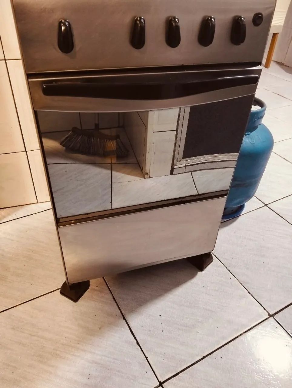 Fogão inox 4 bocas elétrico. - Foto 3