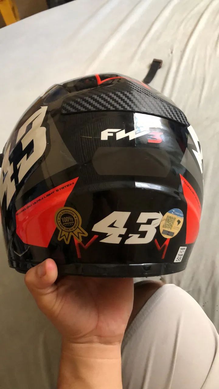 Capa fw3 com viseira interna ! - Foto 3