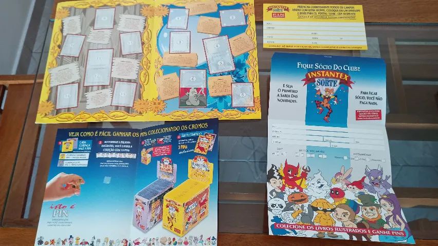 Album Mitos Mania Instantex da Sorte 1998 vazio - Foto 2